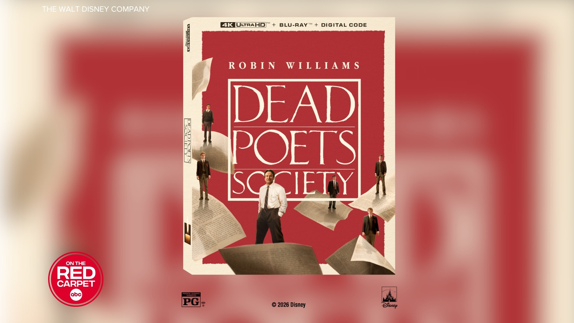 Robin Williams' "Dead Poets Society" is arriving on 4K Ultra HD for the first time.
