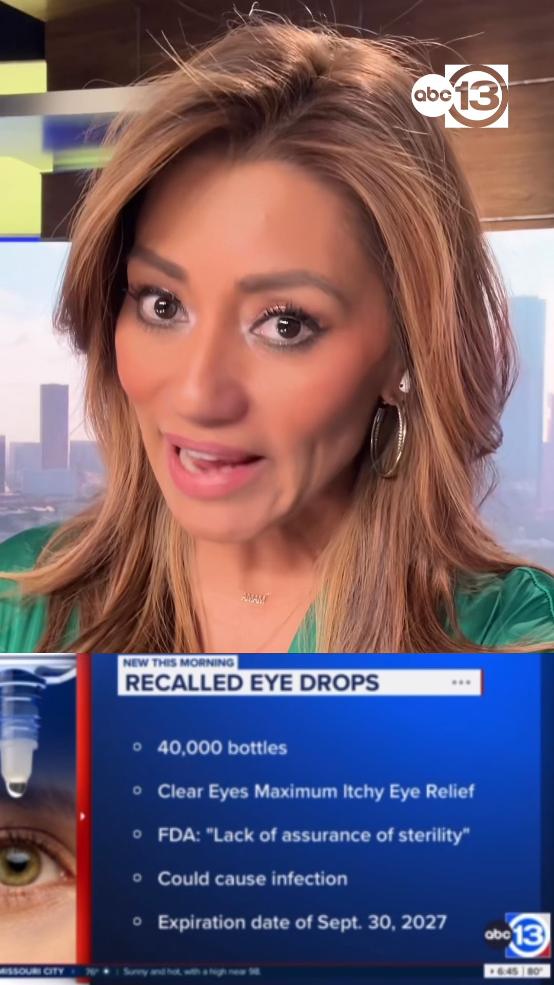 Eye drop recall affects 40k bottles