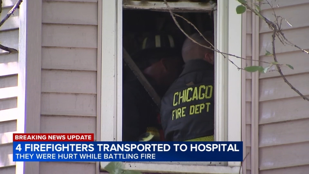 4 firefighters injured, 3 seriously, battling South Side fire: CFD