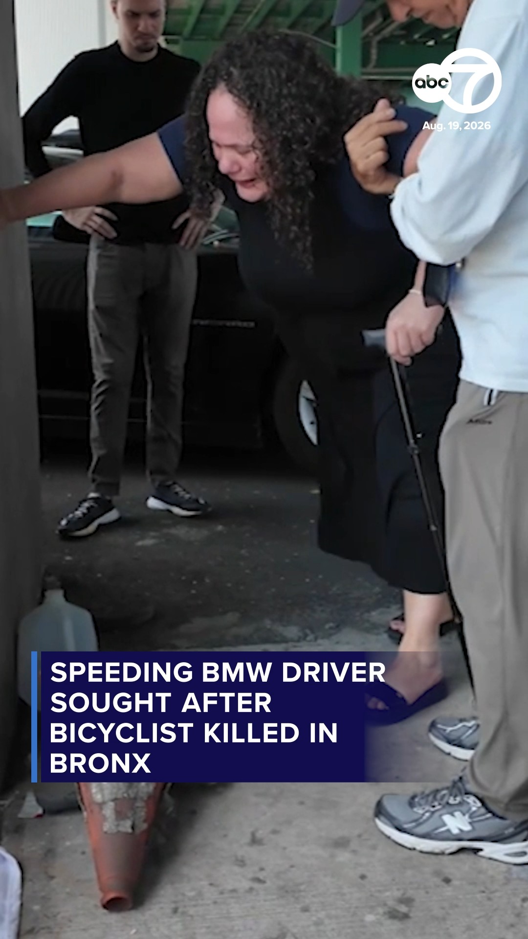 Speeding BMW driver sought after bicyclist killed in Bronx