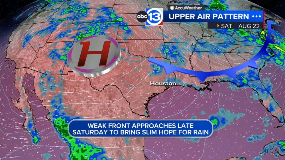 Houston has caught a fever, but some relief expected late next week