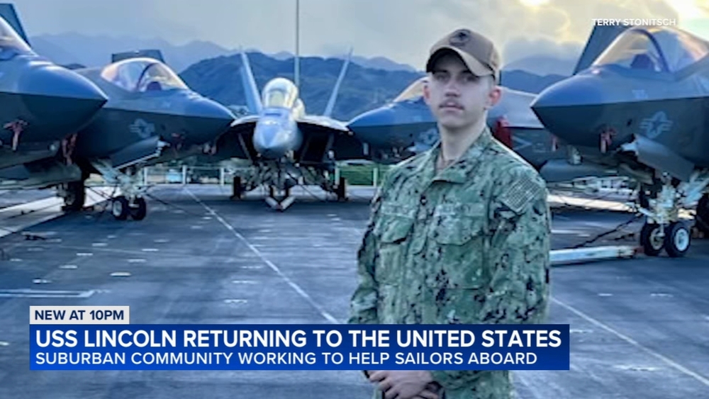 Chicago-area family awaits USS Lincoln sailor's return