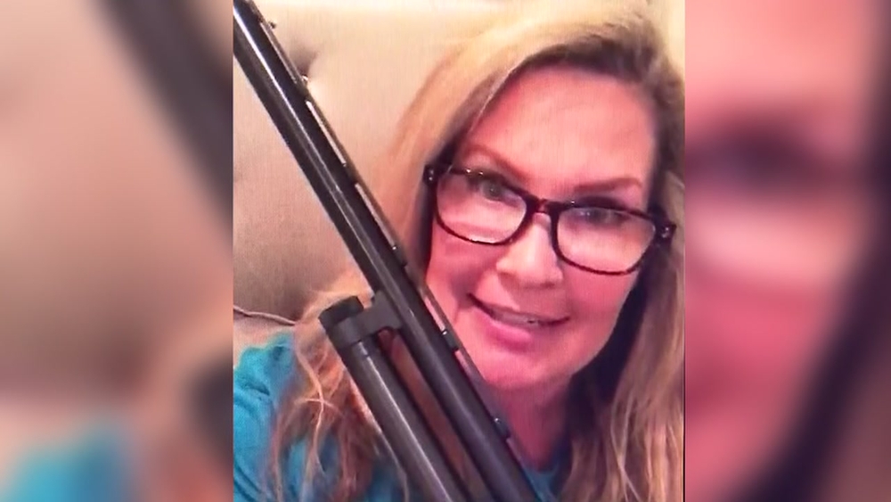 Mom warns home intruder she's 'locked and loaded'