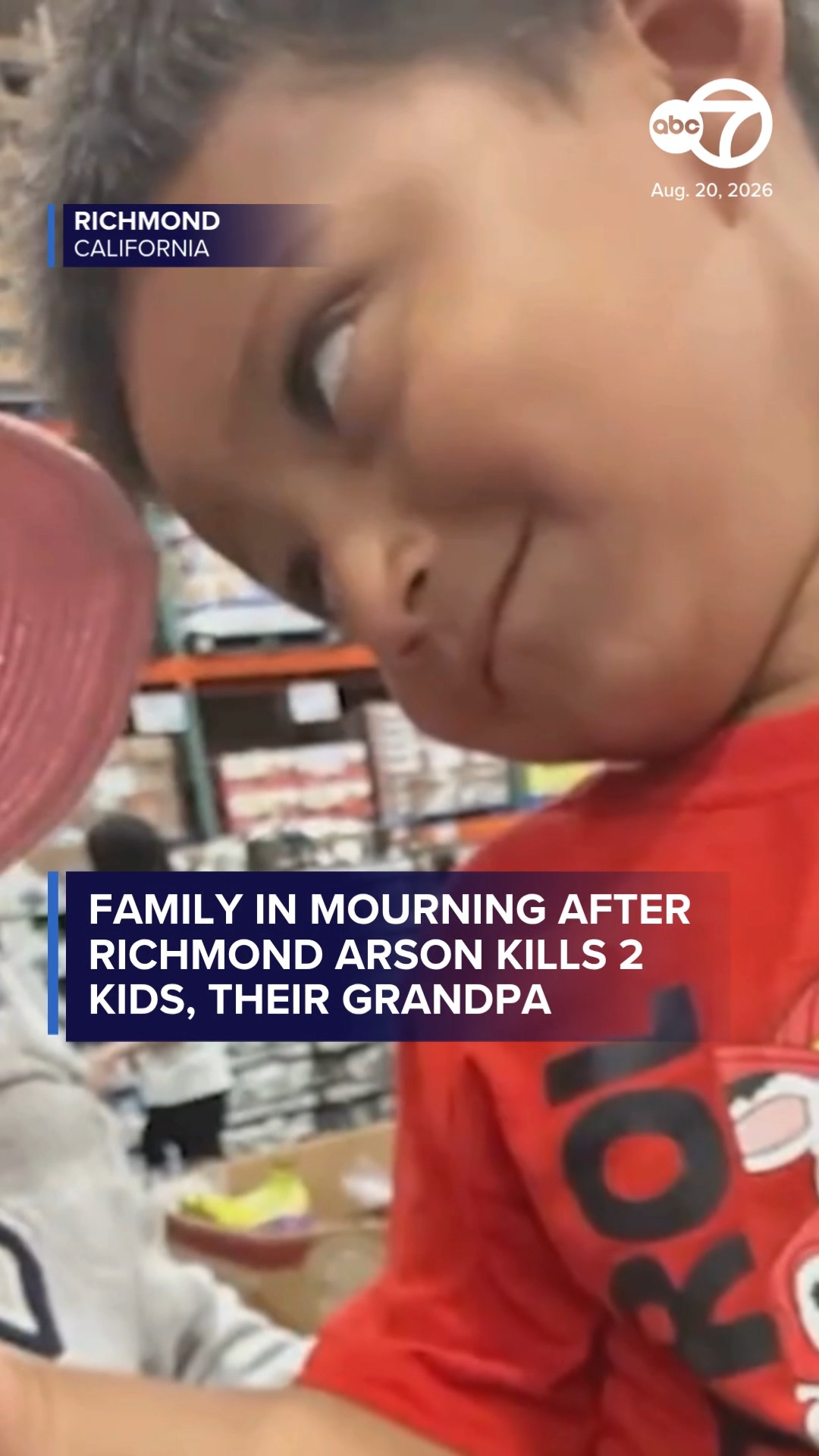 Family in mourning after Richmond arson kills 2 kids, their grandpa
