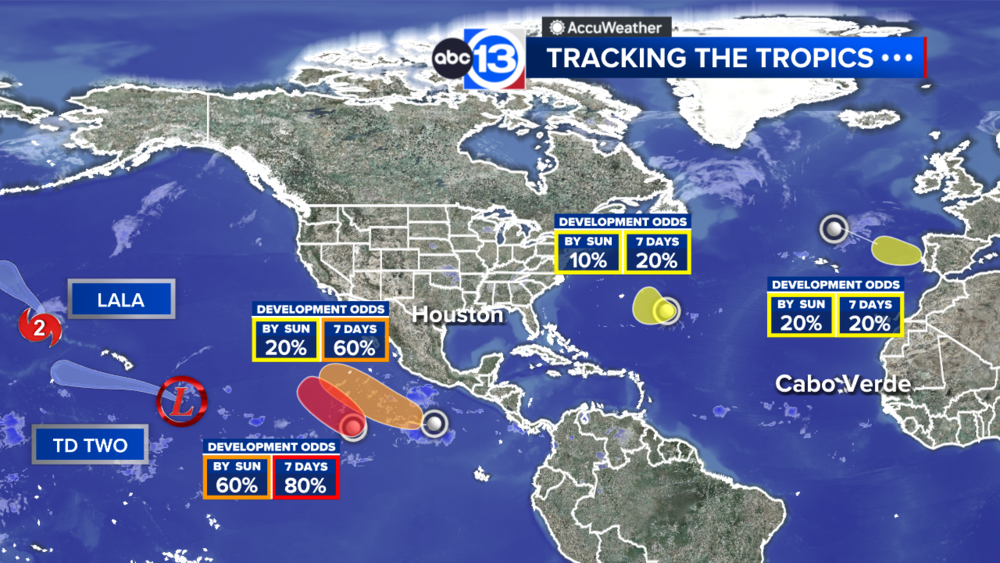 The Pacific remains active, while it's quiet in the Atlantic