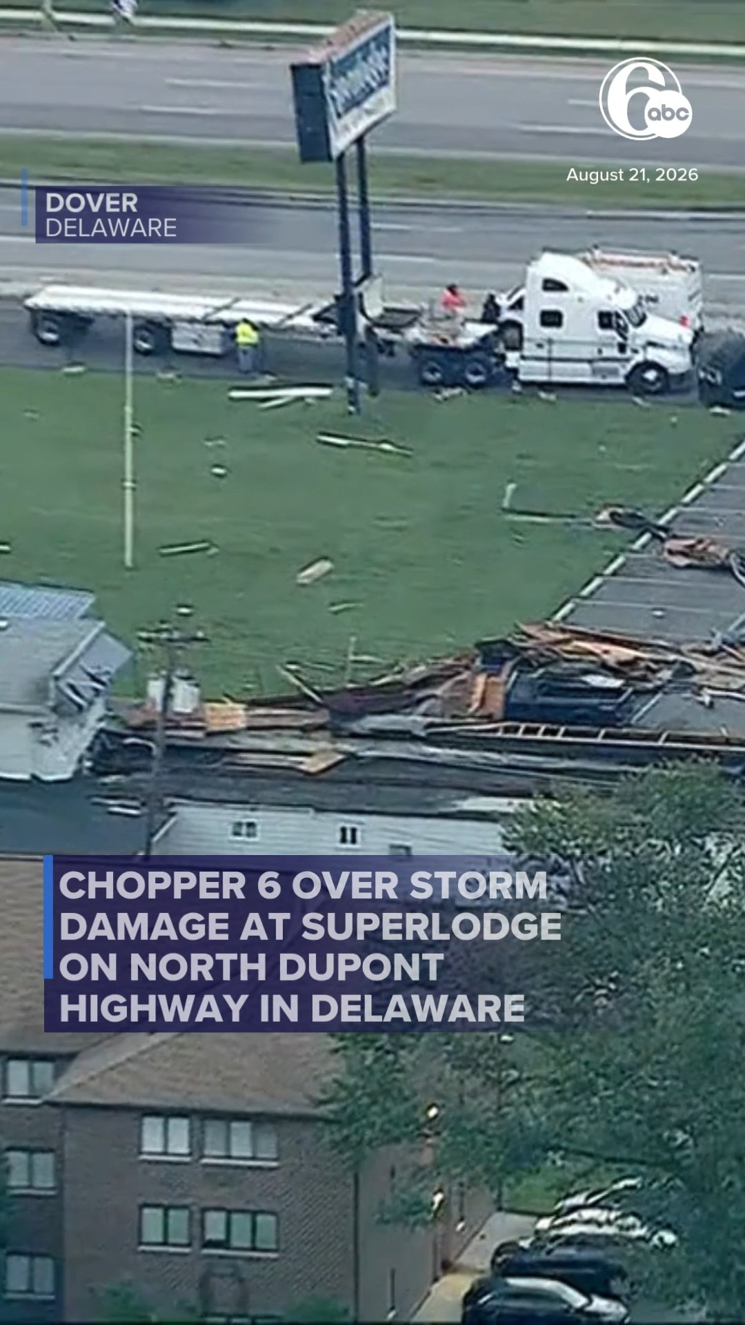 Cleanup underway after tornado rips through Dover, Delaware