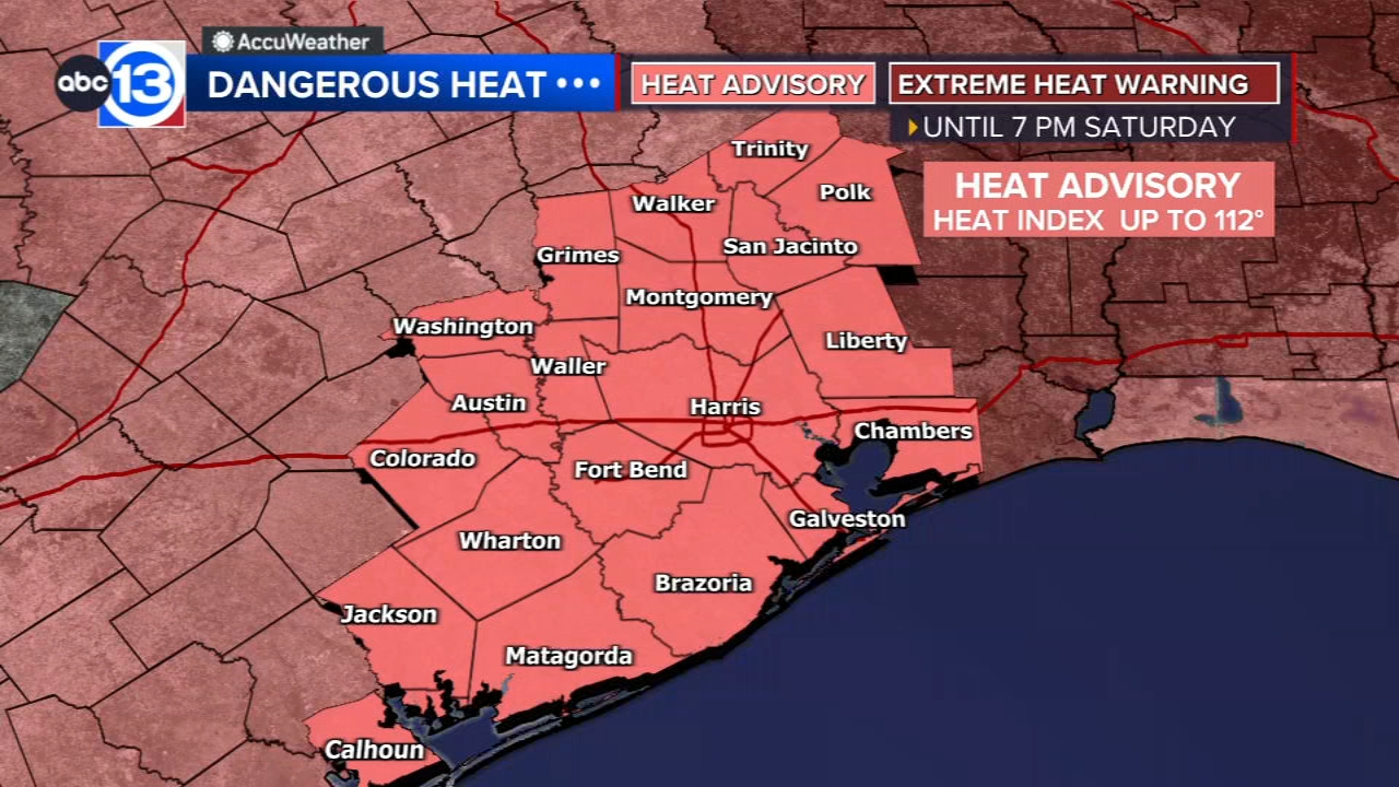 Houston has caught a fever, but some relief expected late next week