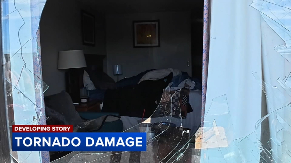 Woman recalls moment tornado hit hotel in Dover, Delaware