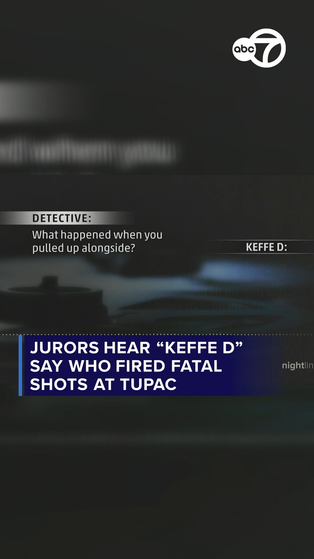 Jurors hear audio of 'Keffe D' saying who fired fatal shots at Tupac