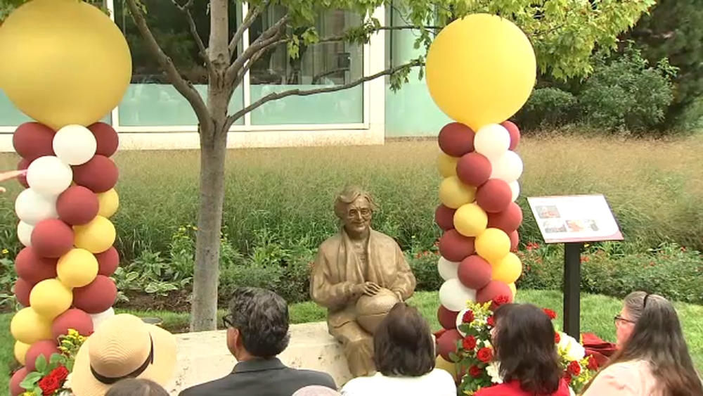 Loyola University unveils statue of Sister Jean