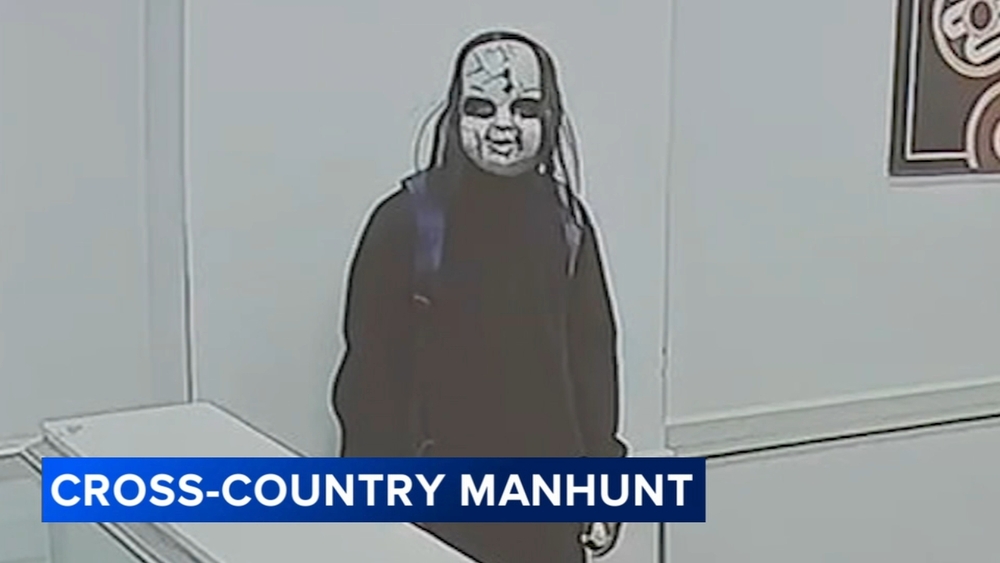 'Who's scared now?': Manhunt for masked man terrorizing people