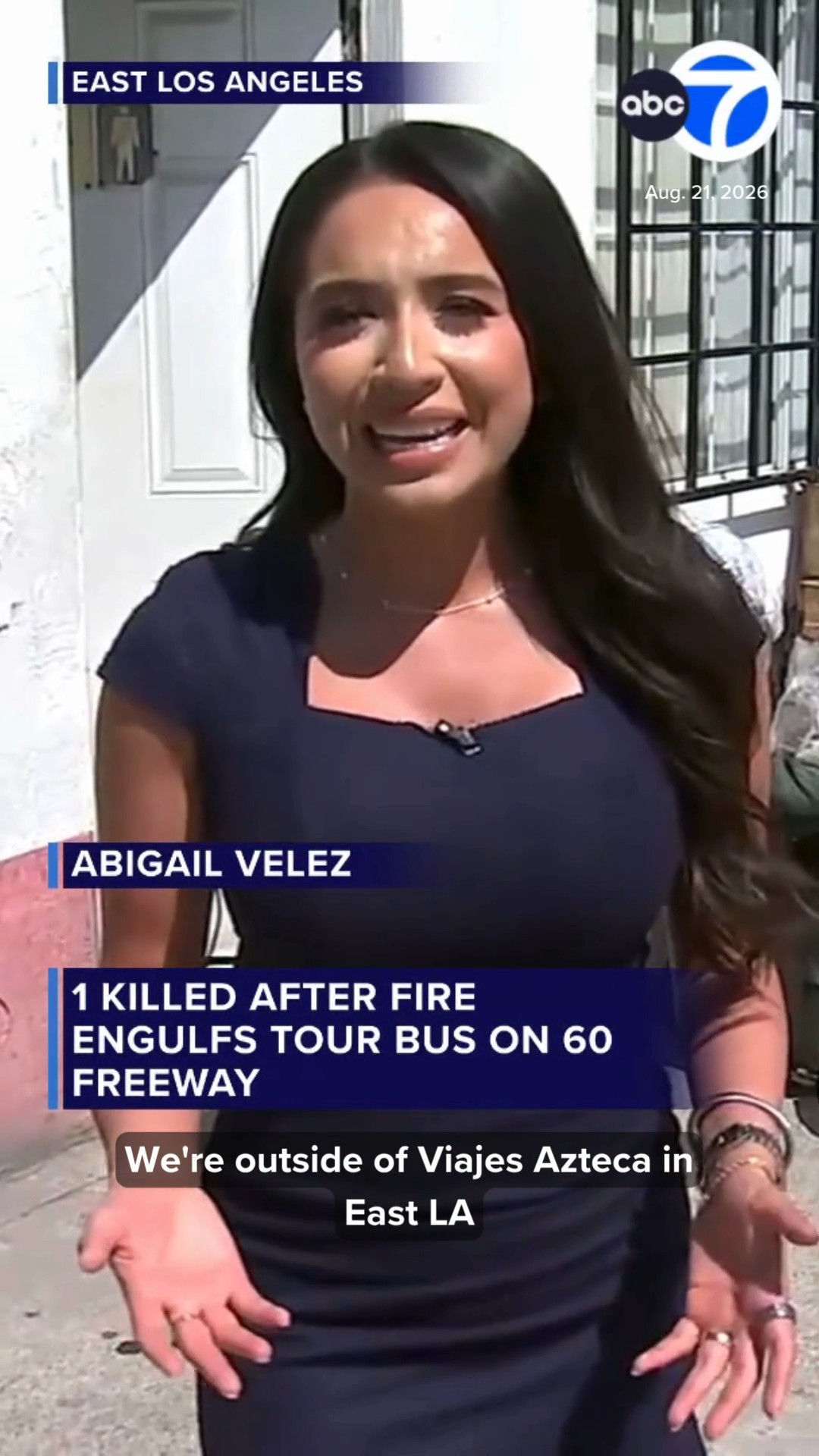 1 killed after fire engulfs tour bus on 60 Freeway in Hacienda Heights