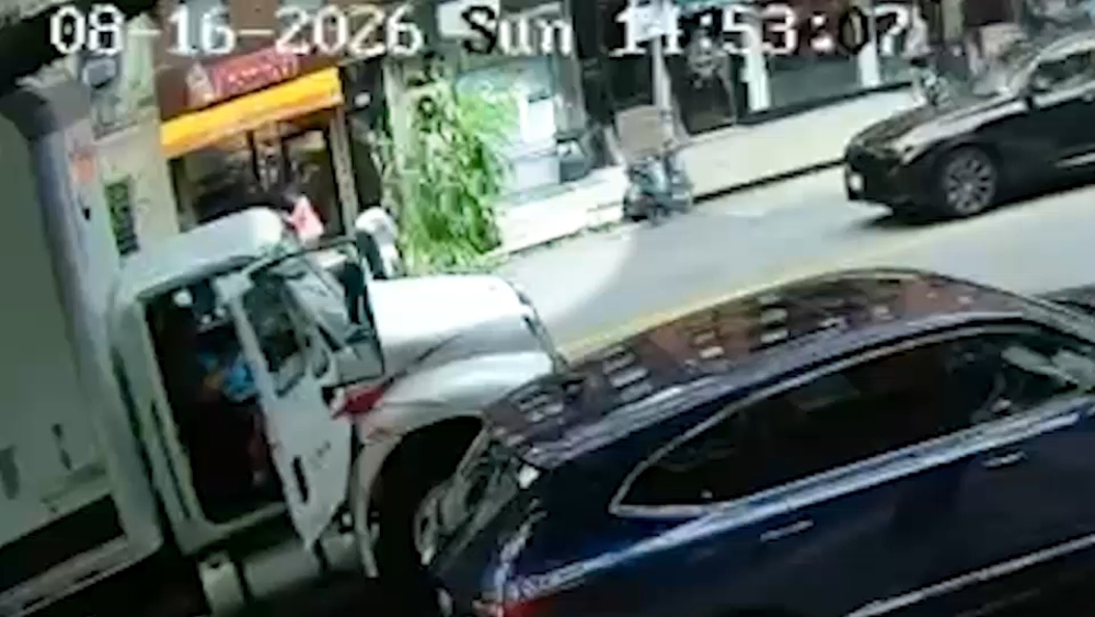 Vandal destroys children's sidewalk corn garden