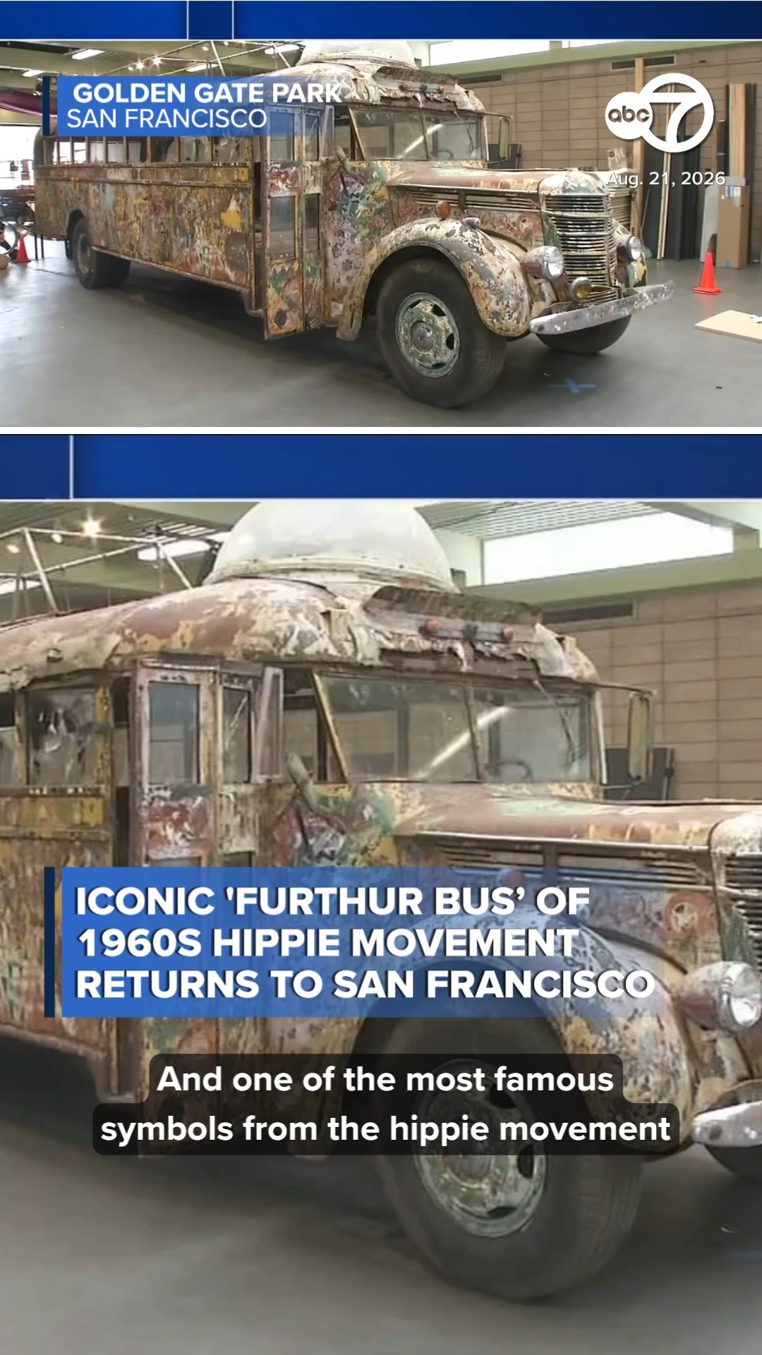 Iconic 'Furthur' bus to be featured at Grateful Dead exhibit in SF