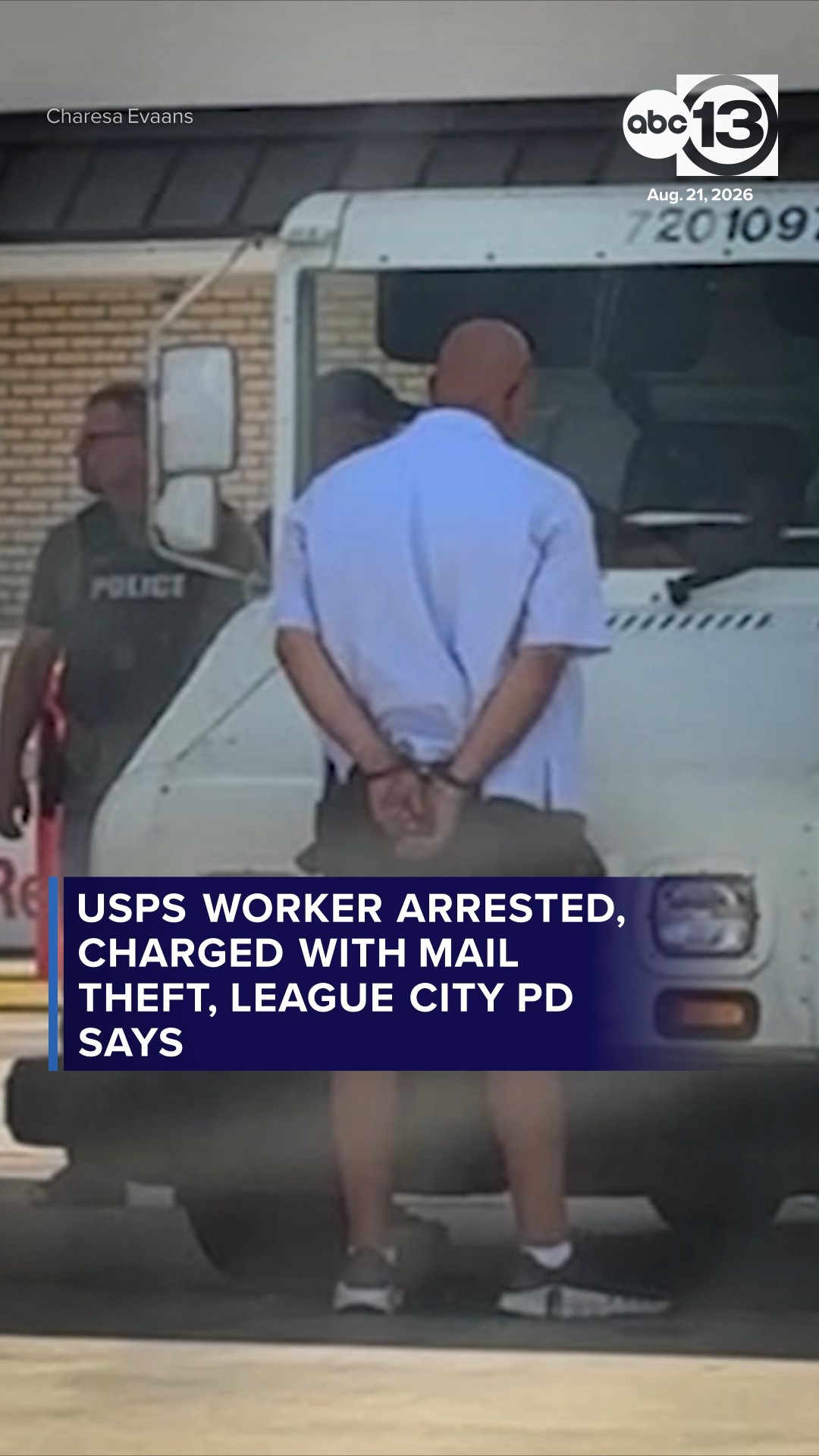 Postal worker arrested, charged with mail theft, police say