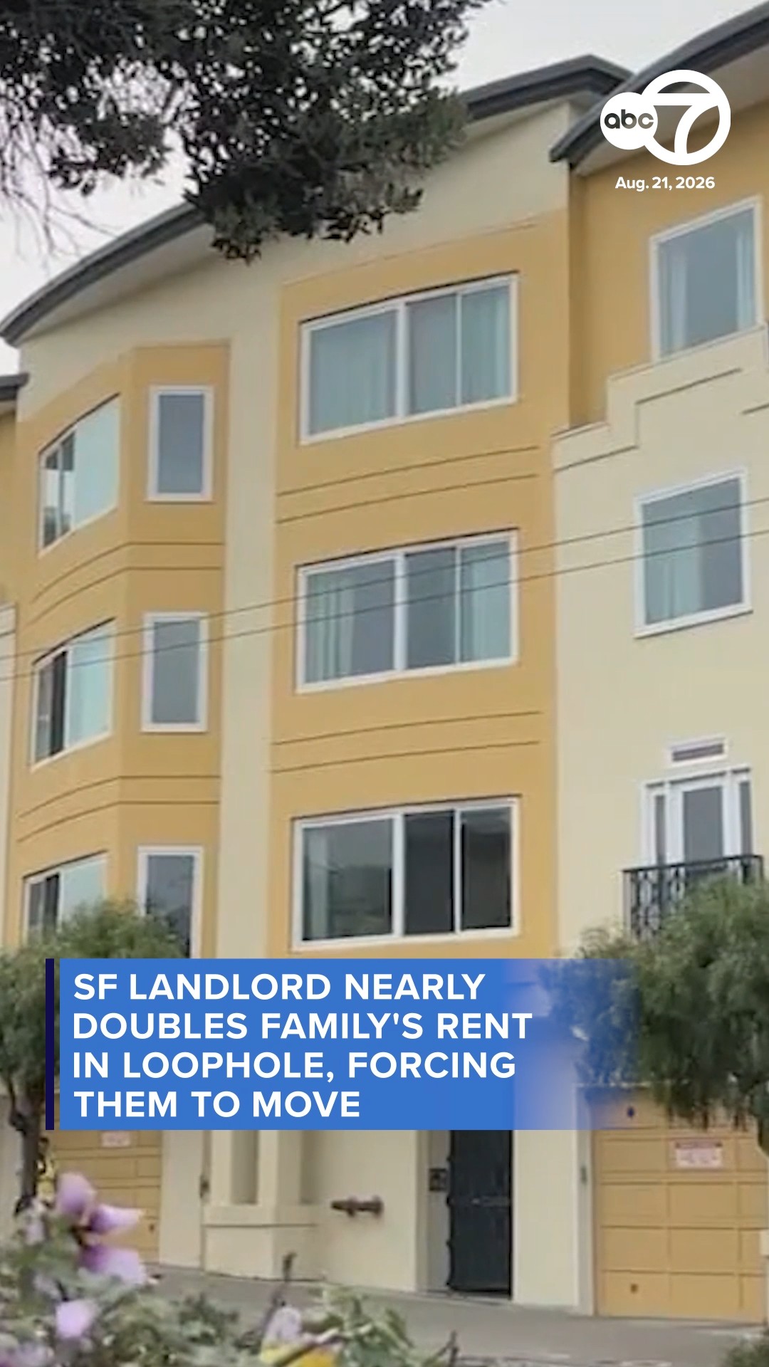 SF landlord doubles family's rent in loophole, forcing them to move