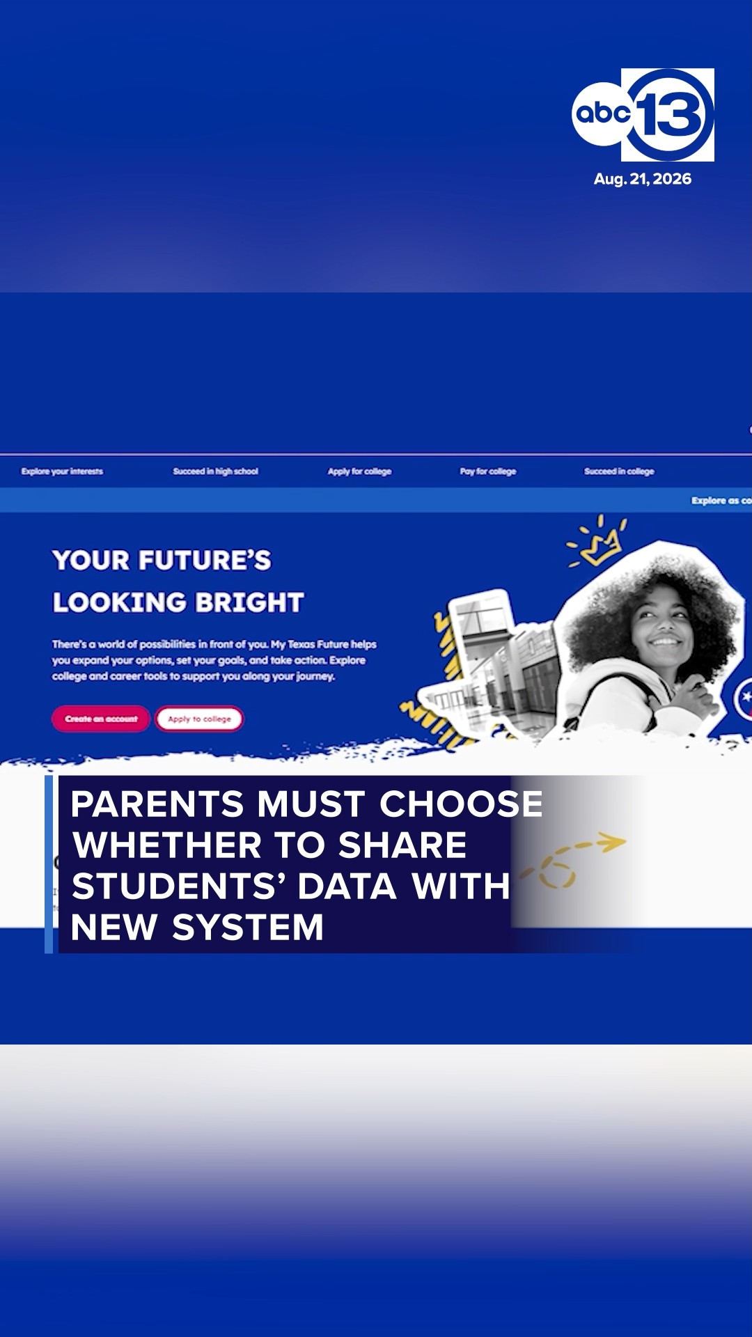 Parents must choose whether to share students' data with new system