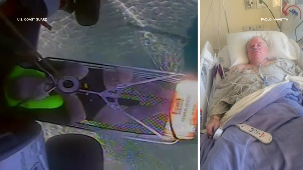 Long Beach man speaks out on dramatic rescue after 16 hours at sea