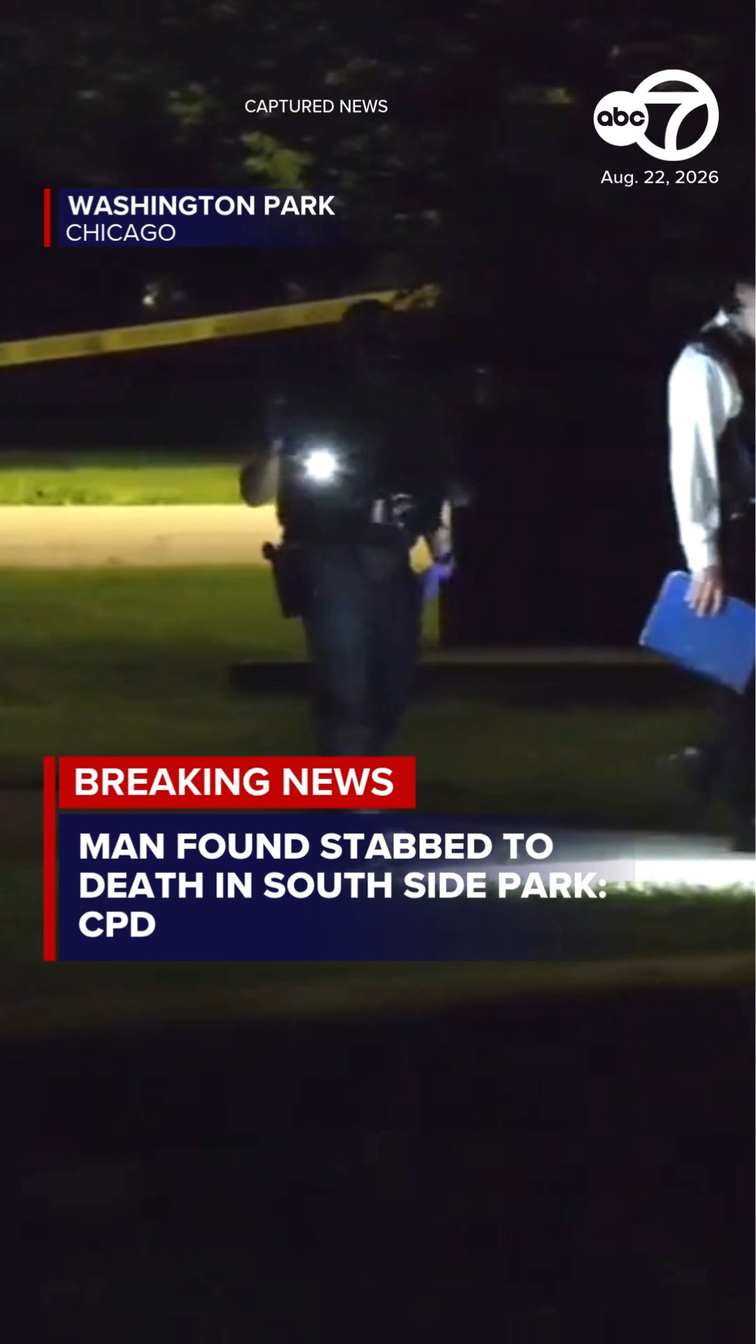 Man found stabbed to death in South Side park: CPD