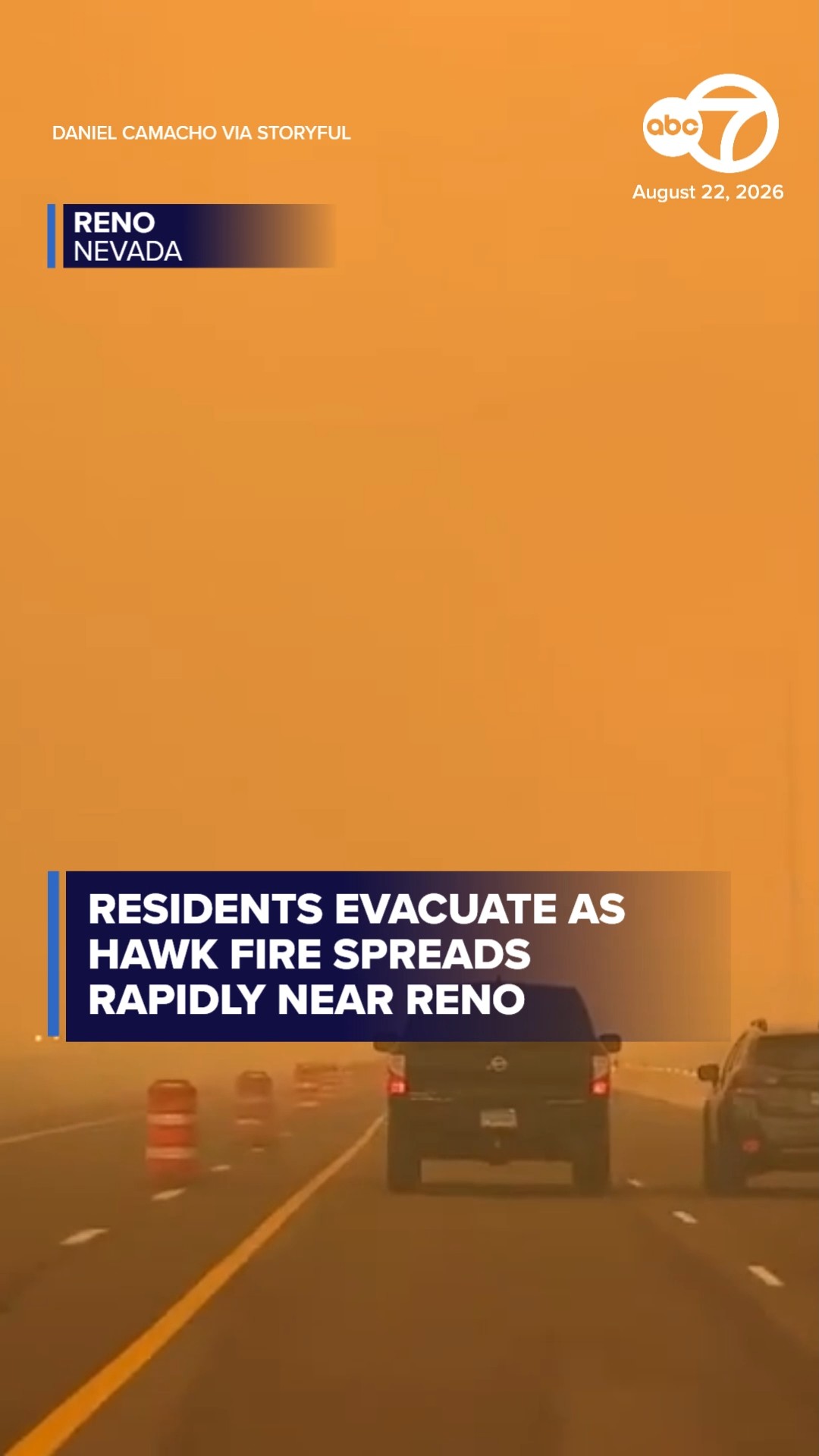 Residents evacuate as Hawk Fire spreads near Reno