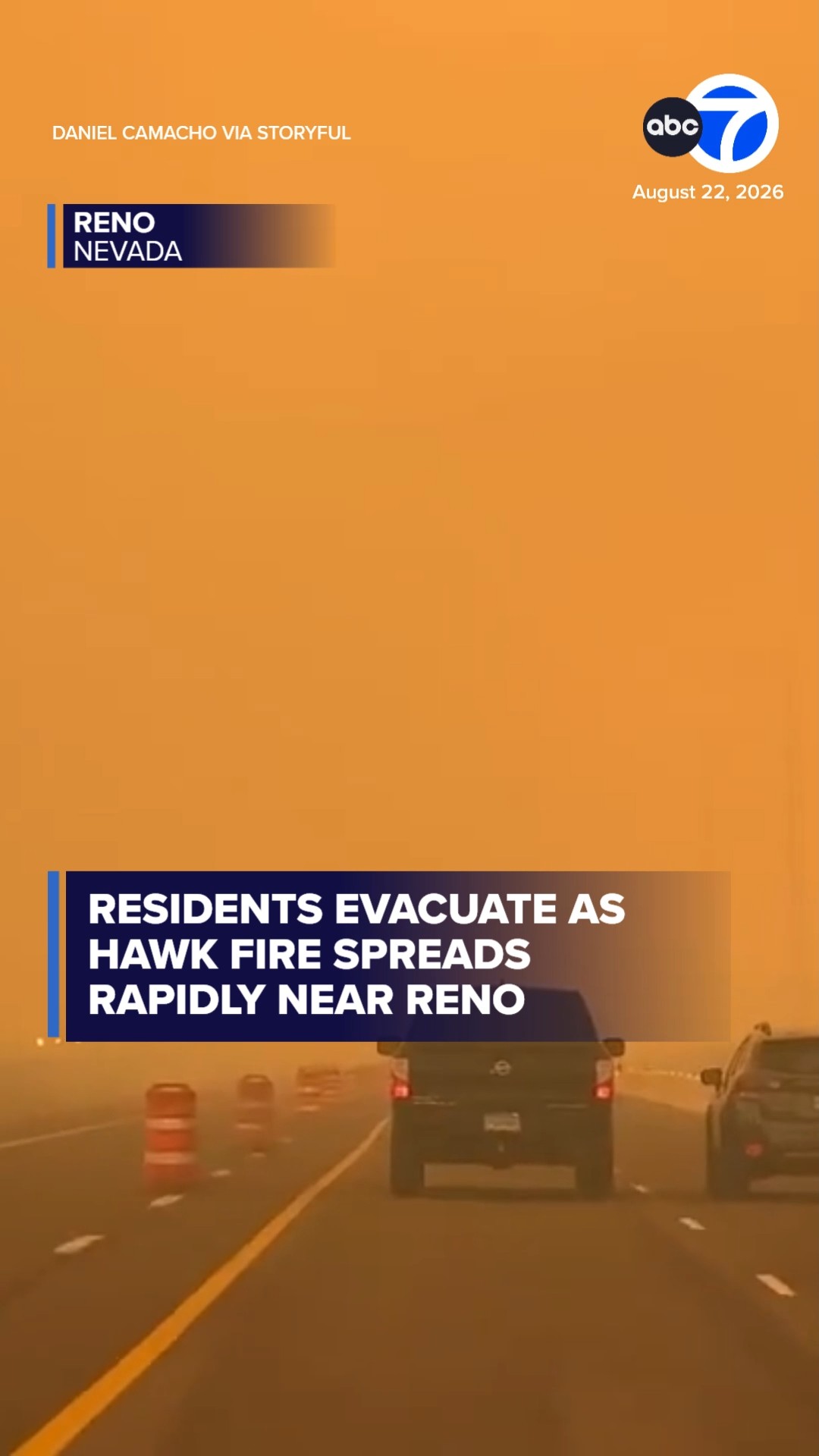 Residents evacuate as Hawk Fire rapidly spreads in Reno