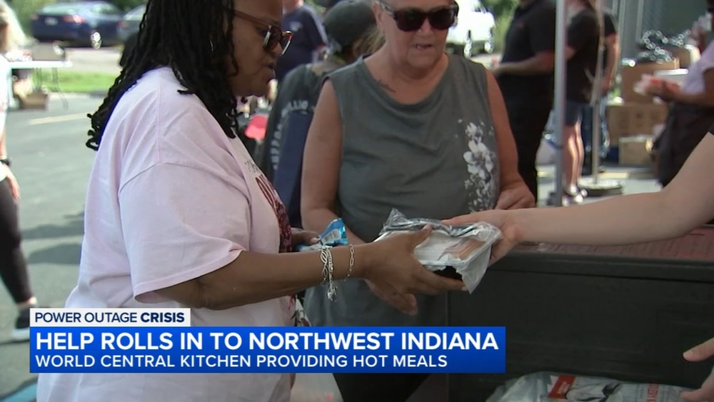 World Central Kitchen provides meals in NW Indiana amid power outages