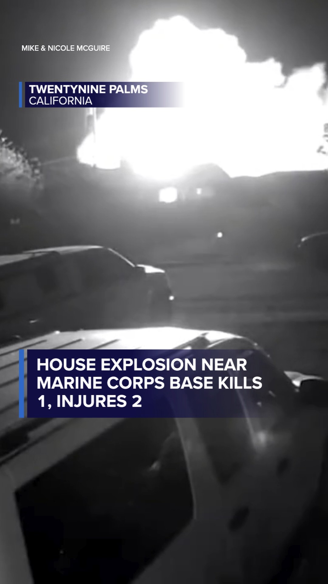 Video captures SoCal home explosion that killed 1, injured 2