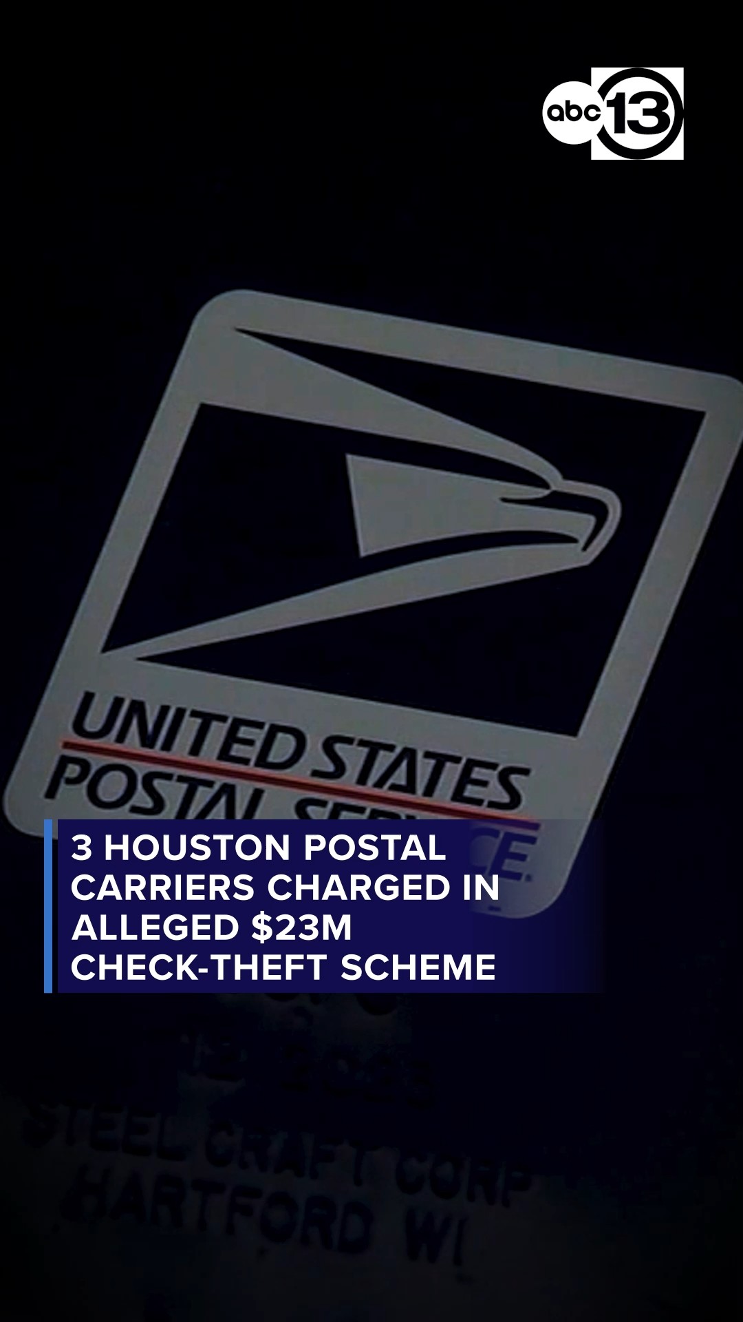 Houston postal carriers charged in alleged $23M check-theft scheme