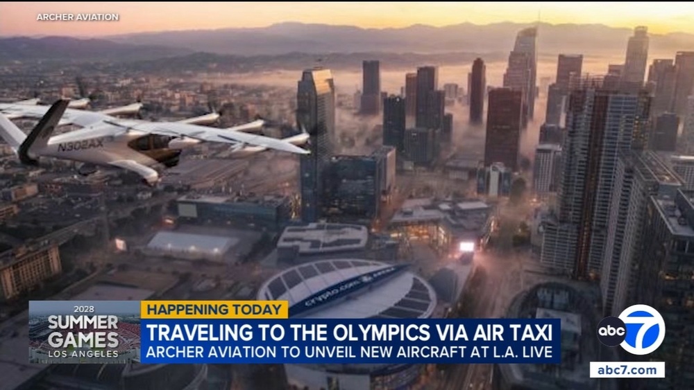 Air taxi to be unveiled Monday at LA Live, site of planned vertiport