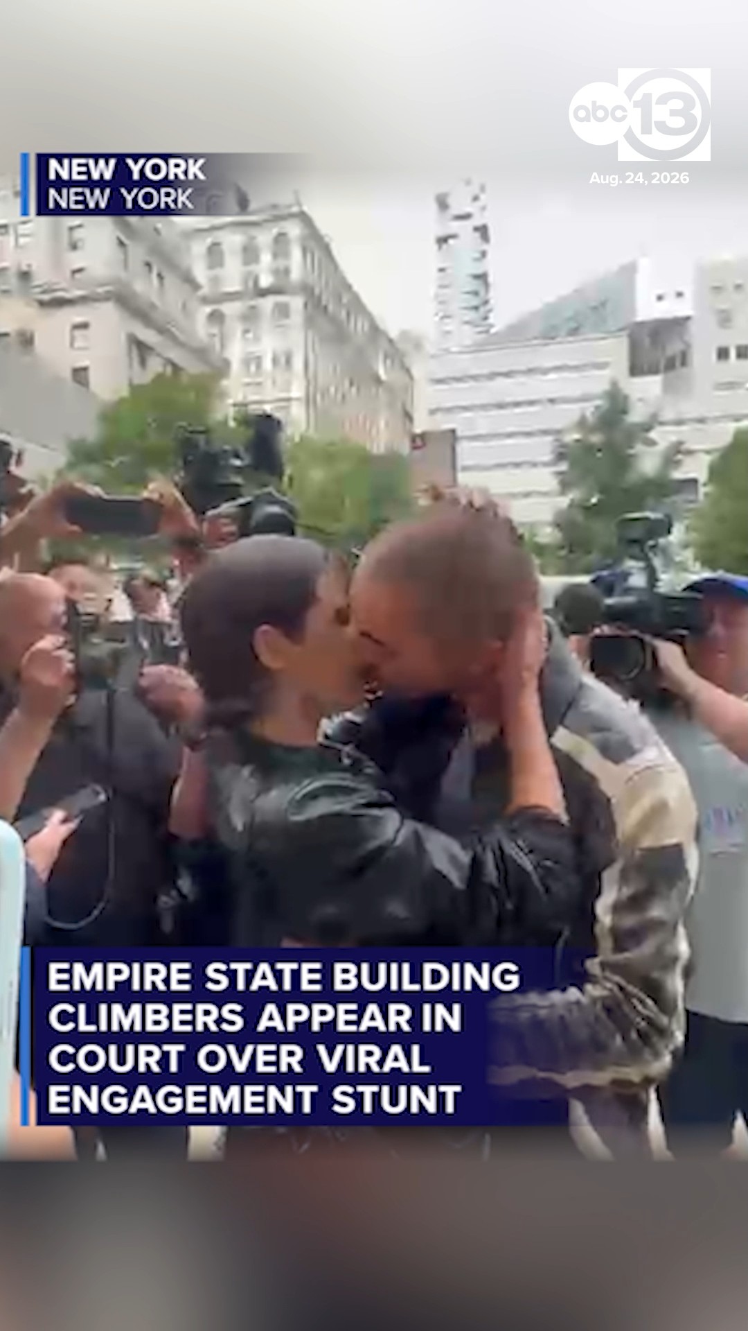 Empire State Building climbers appear in court