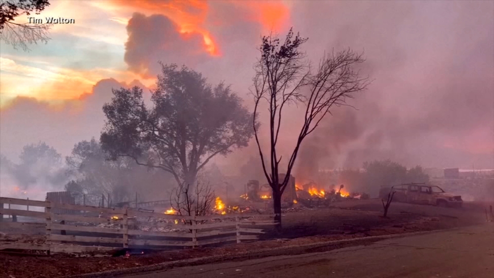 Woman who recently moved into home details Hawk Fire evacuation