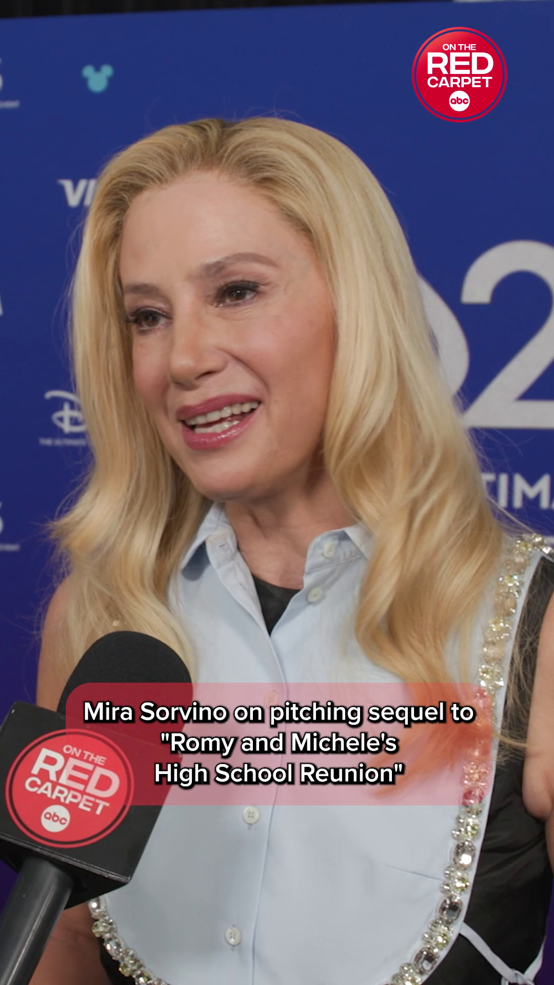 Mira Sorvino on pitching “Romy and Michele's High School Reunion 2”