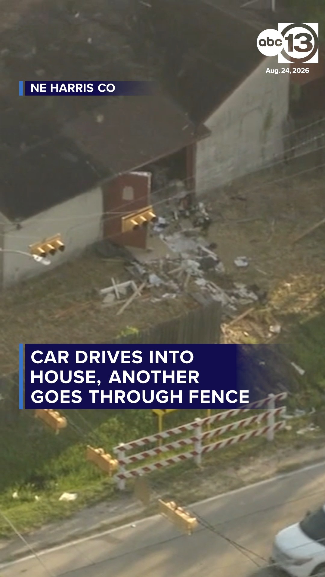 Car crashes into house