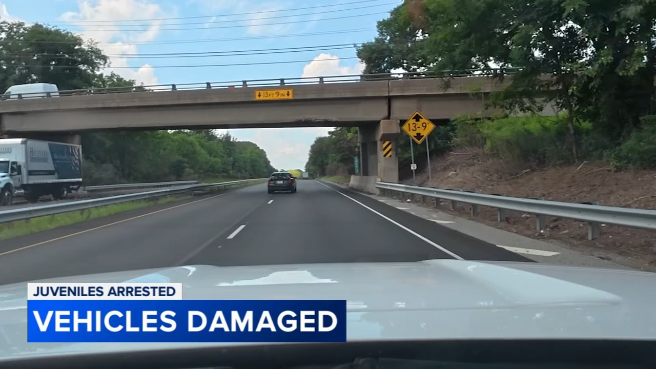 2 boys charged with throwing objects from overpass onto moving cars