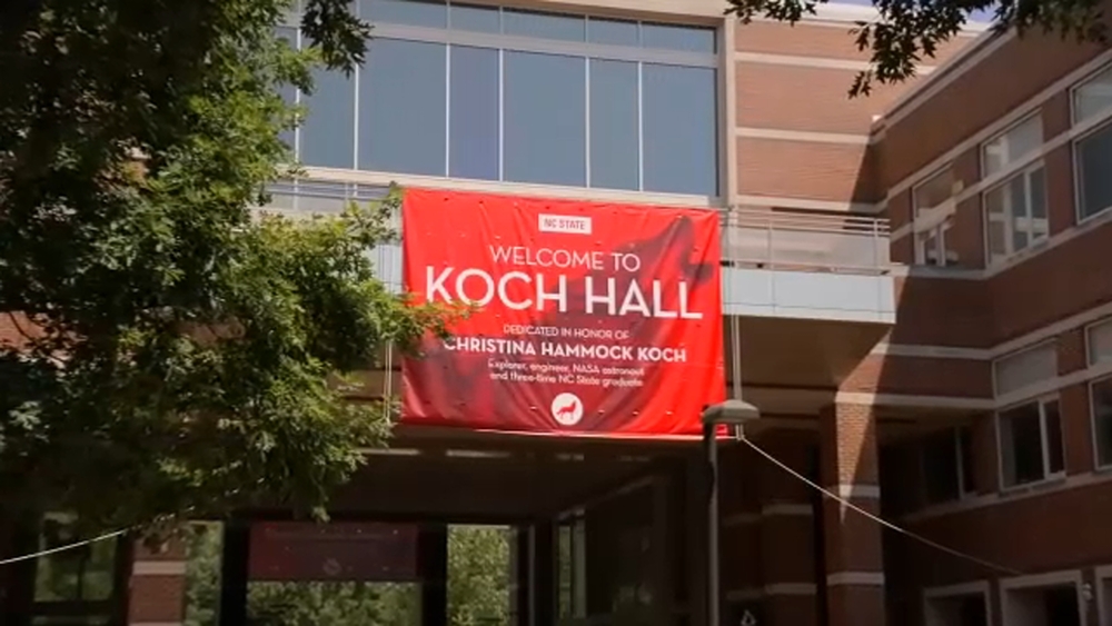 NC State honors astronaut Christina Koch by renaming building