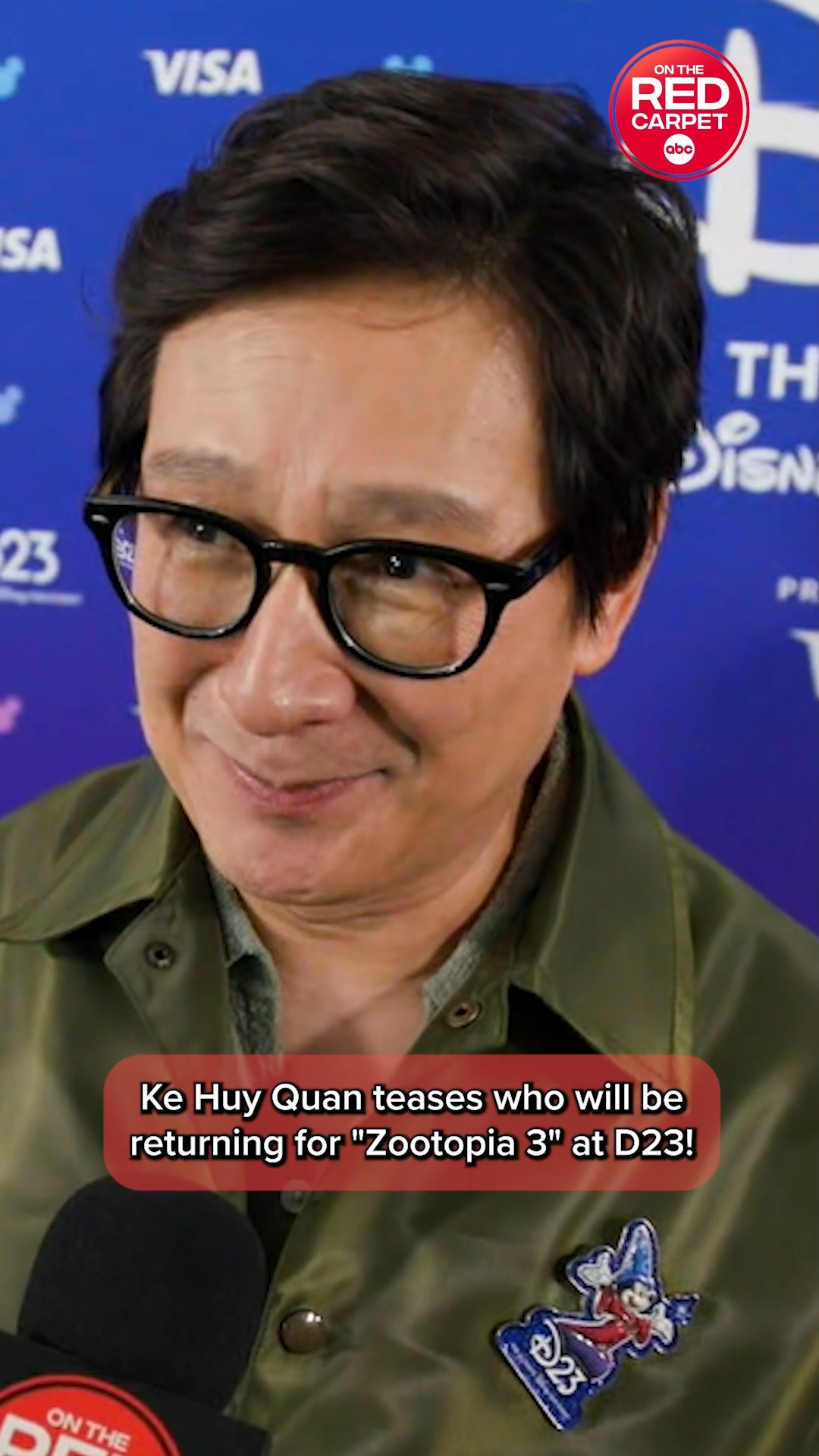 Ke Huy Quan teases who will be returning for "Zootopia 3" at D23!
