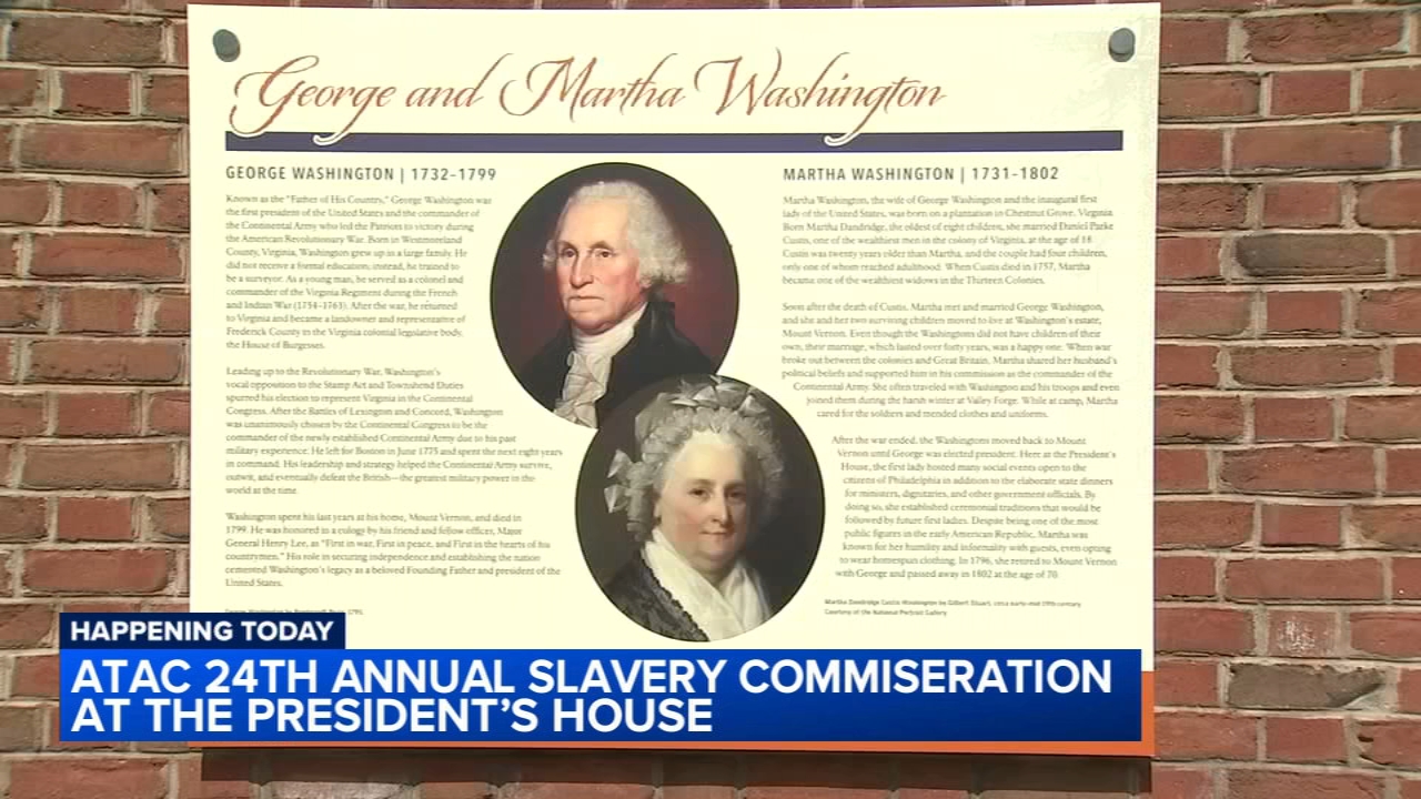 ATAC 24th annual Slavery Commiseration at the President's House in Philadelphia's Old City section