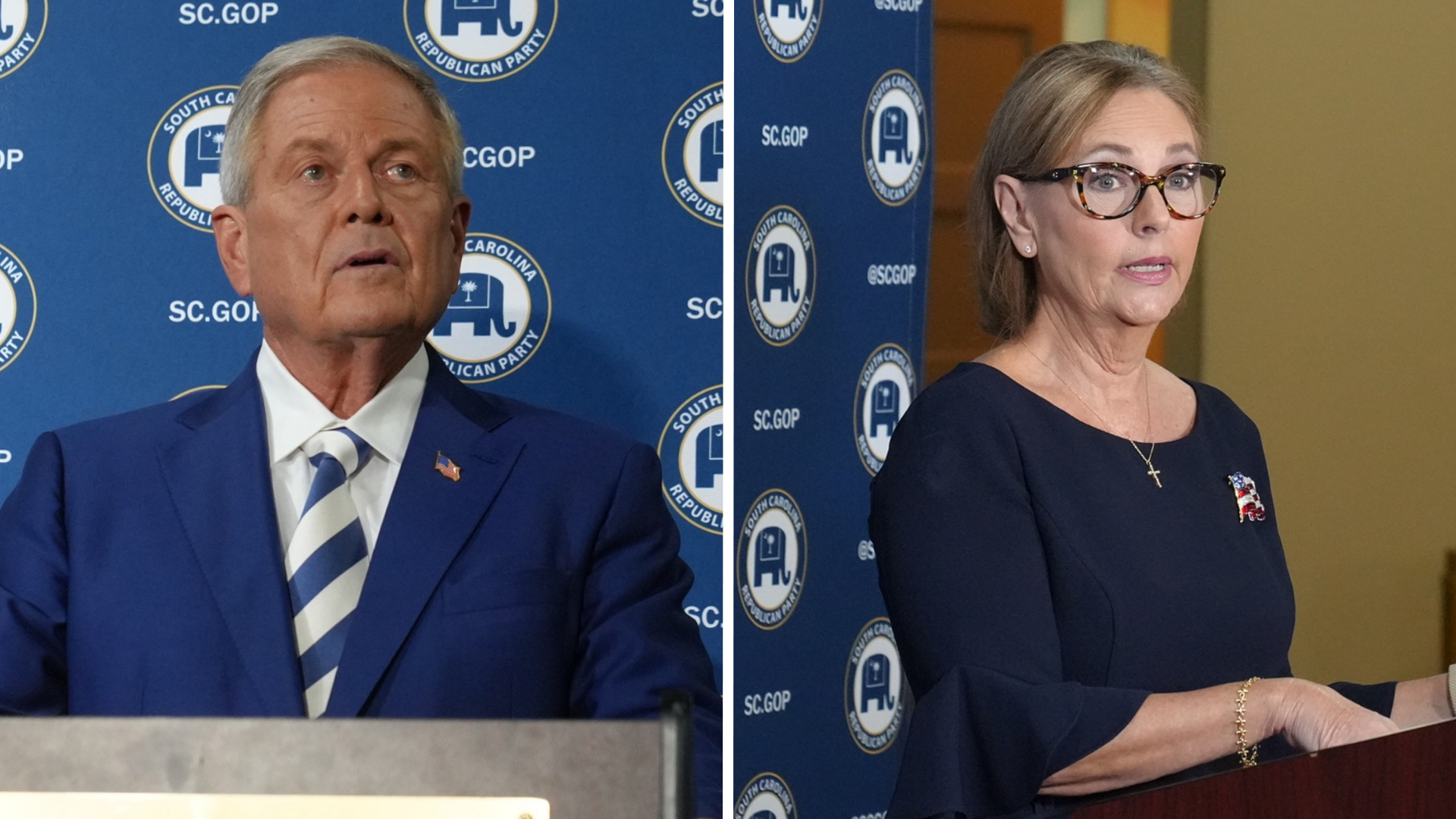 U.S. Rep. Ralph Norman, R-S.C., and U.S. Sen. Darline Graham, R-S.C.