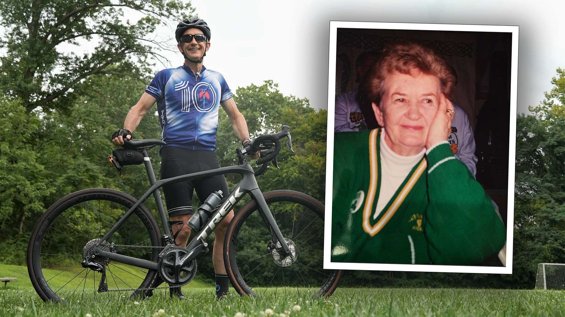 Pa. cyclist completes 10th cross-state ride in memory of mother