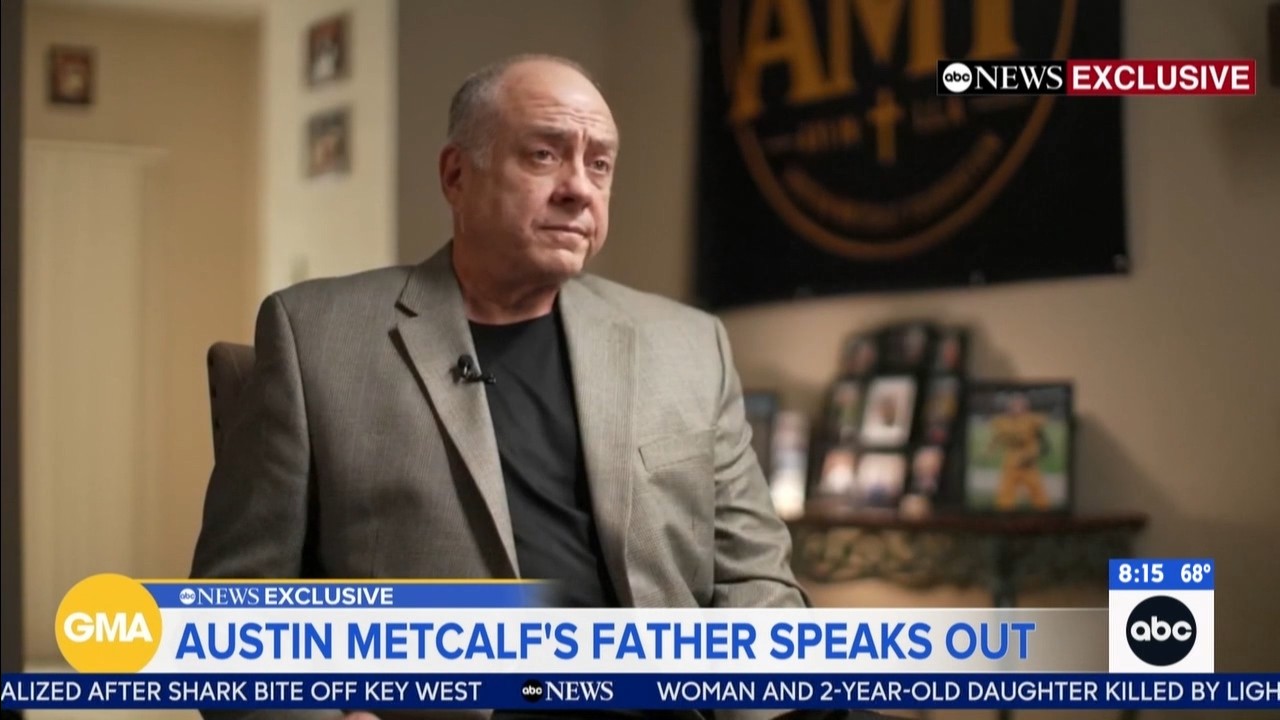 Austin Metcalf's father speaks out amid Karmelo Anthony trial