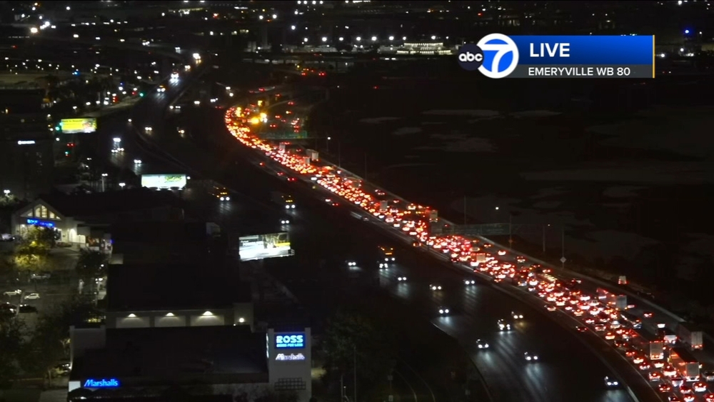 Fuel spill crash snarls traffic on westbound I-80 in Oakland