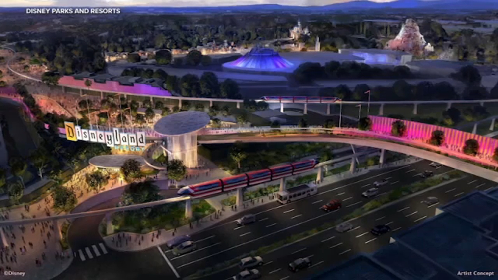 Disneyland breaks ground on parking structure, transportation hub ahead of new attractions Disneyland breaks ground on parking structure, transportation hub ahead of new attractions