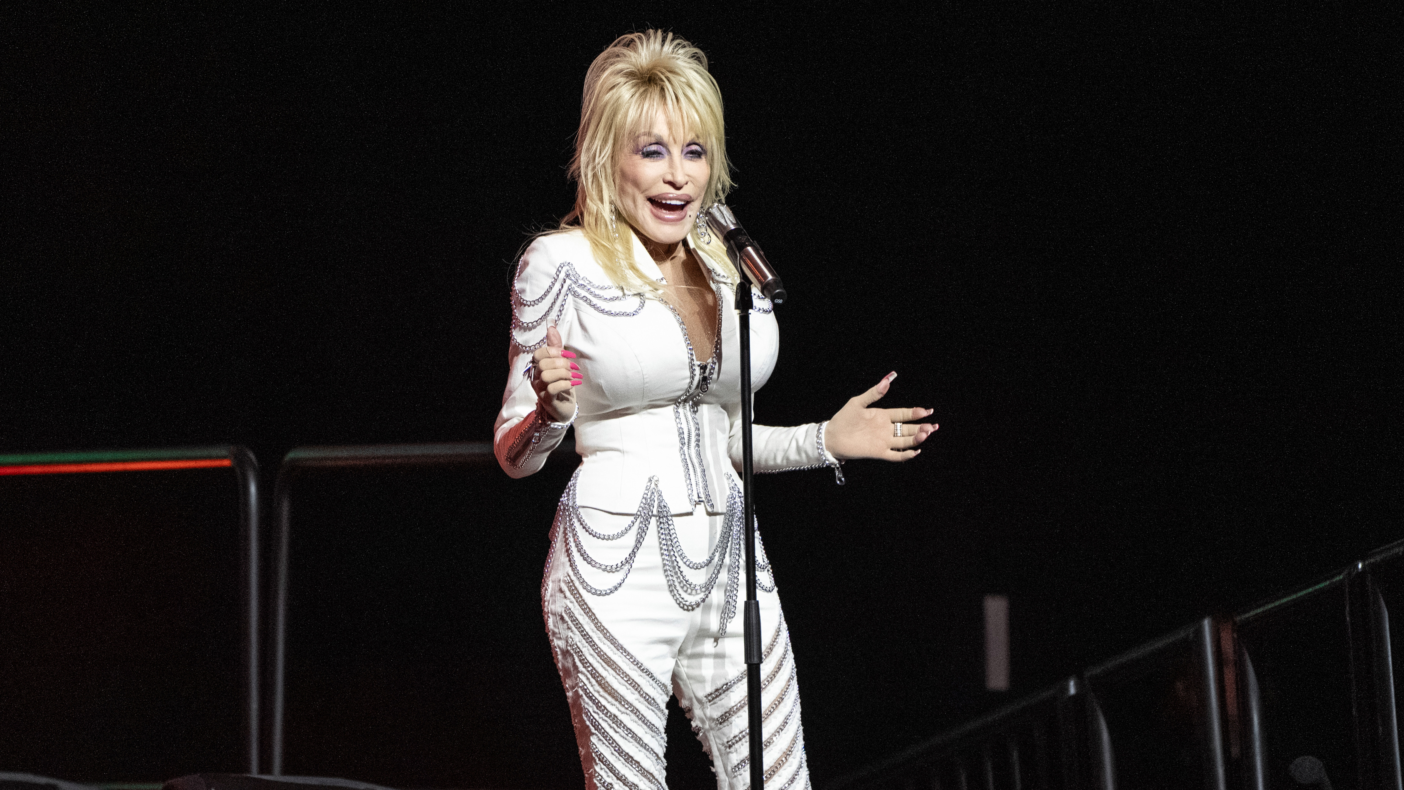 Dolly Parton is seen during CMA Fest on Thursday June 6, 2024, in Nashville, Tenn.