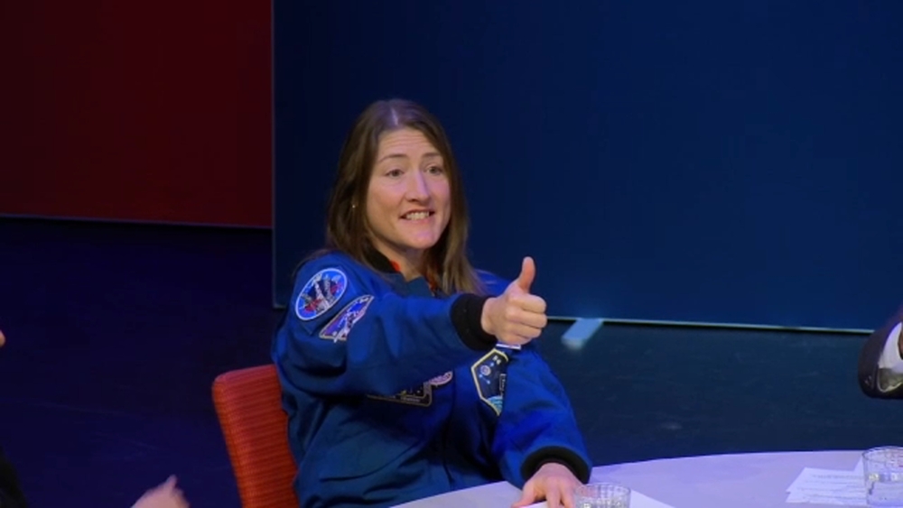 Christina Koch closes 2-day homecoming with message