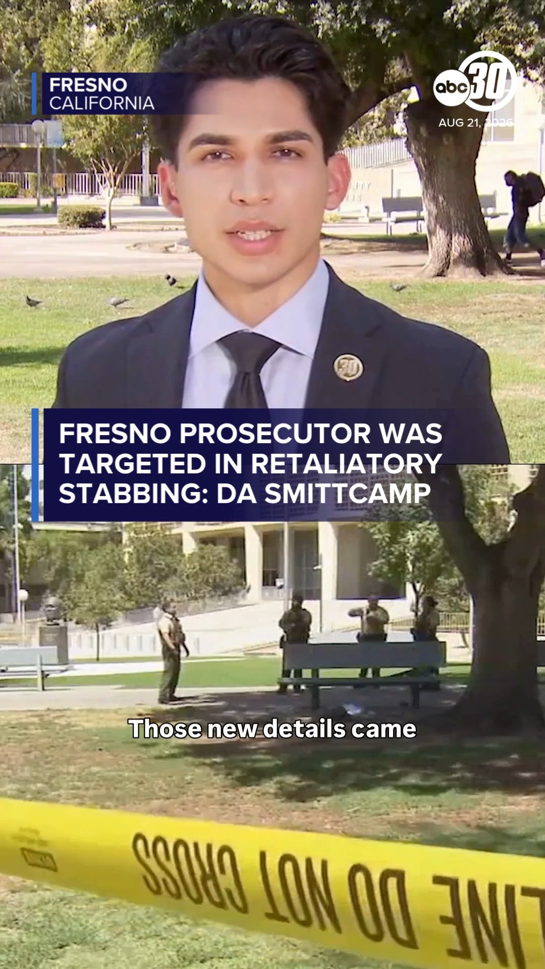 Fresno prosecutor was targeted in retaliatory stabbing: DA Smittcamp