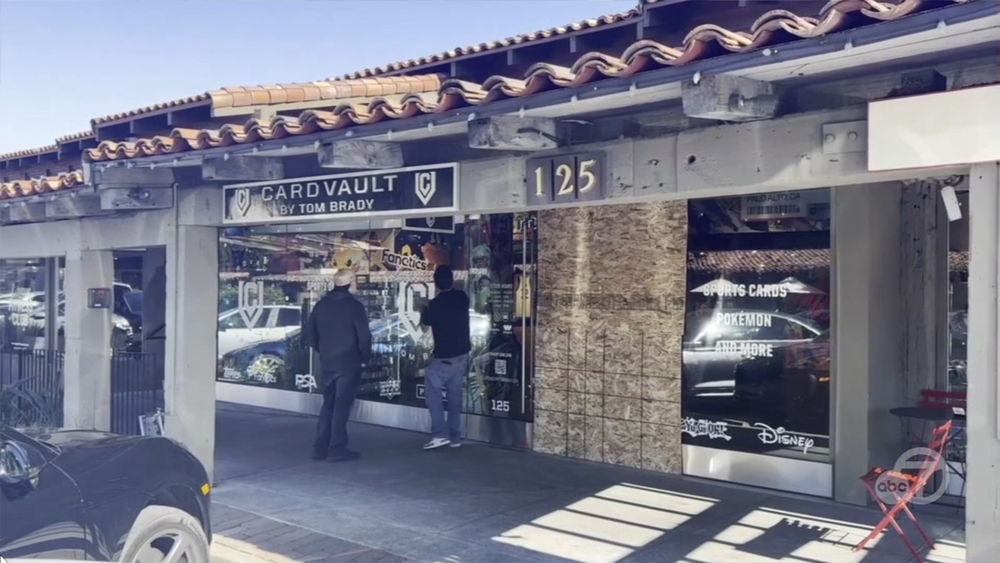 Tom Brady's Bay Area card store burglarized 1 week after opening