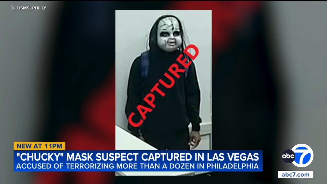 Masked man wanted for terrorizing Philadelphians captured in Las Vegas