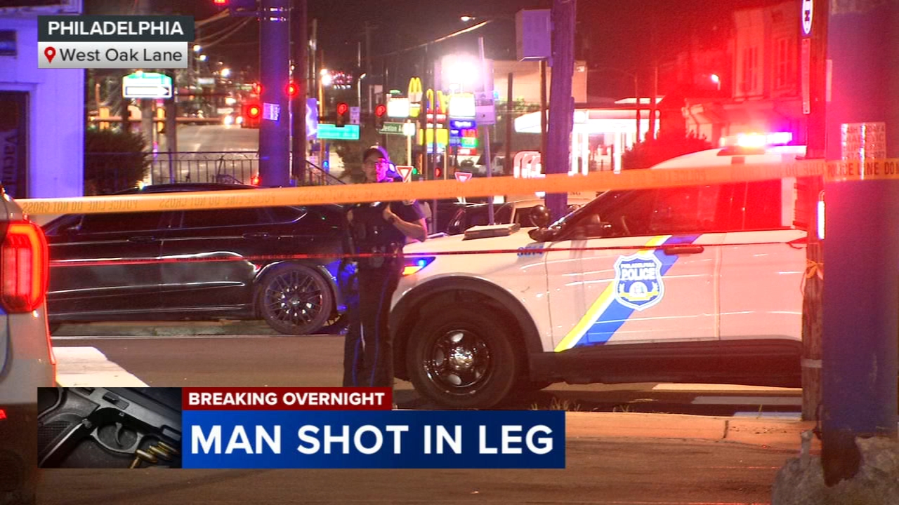 Man shot in leg in Philadelphia's West Oak Lane section