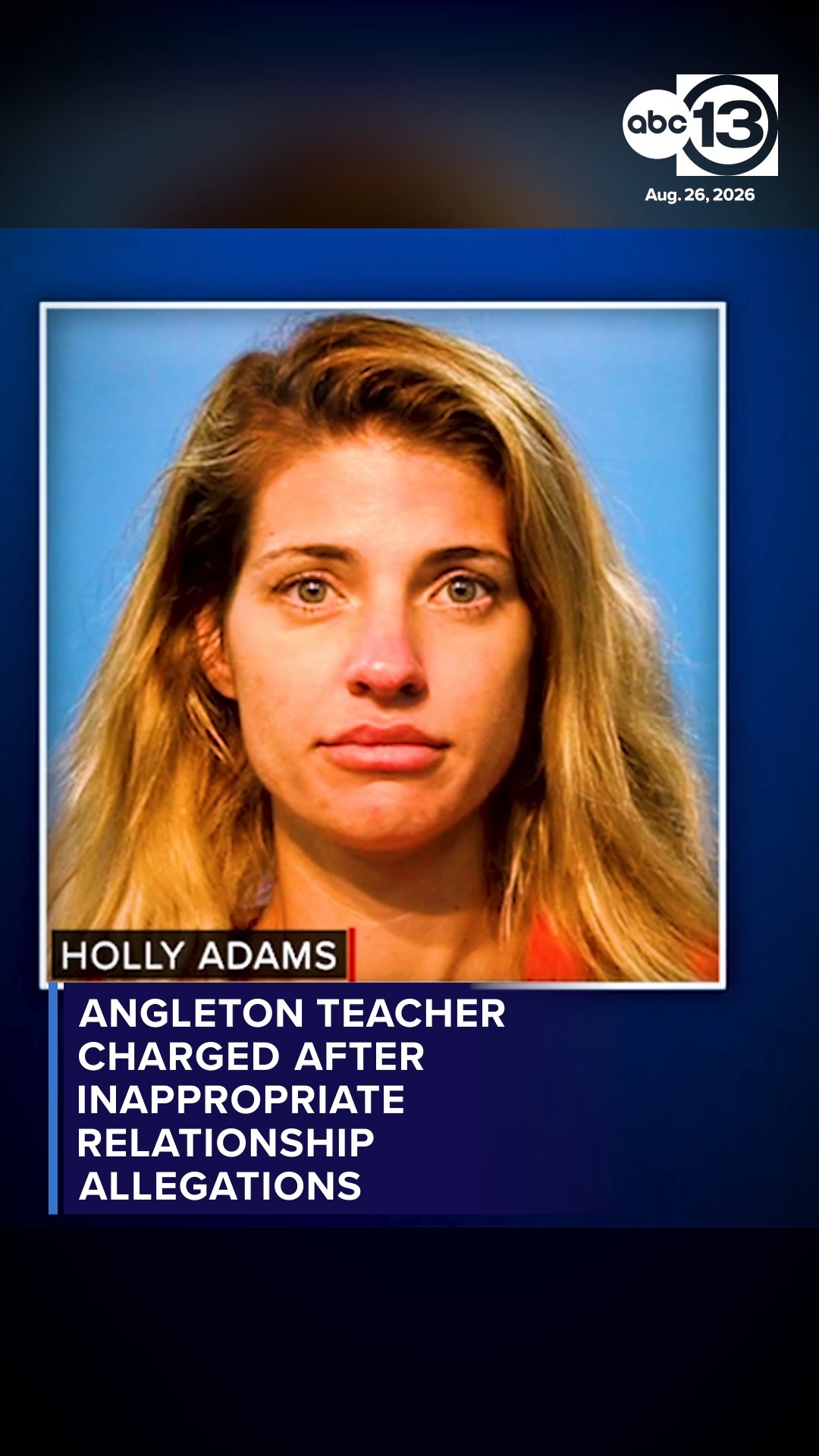 Angleton teacher charged after inappropriate relationship allegations