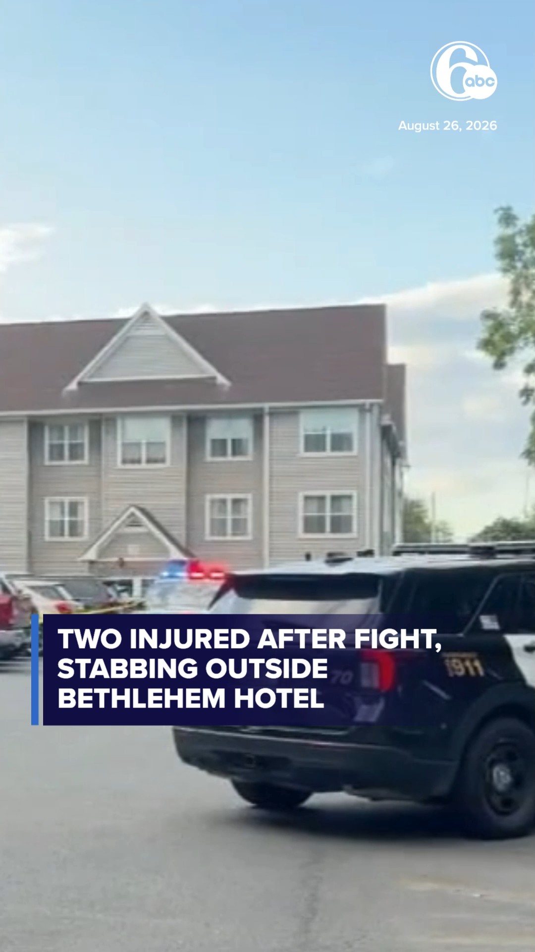 Two injured after fight, stabbing outside Bethlehem hotel